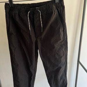 Gap kids size XL, black cotton joggers with pockets pants